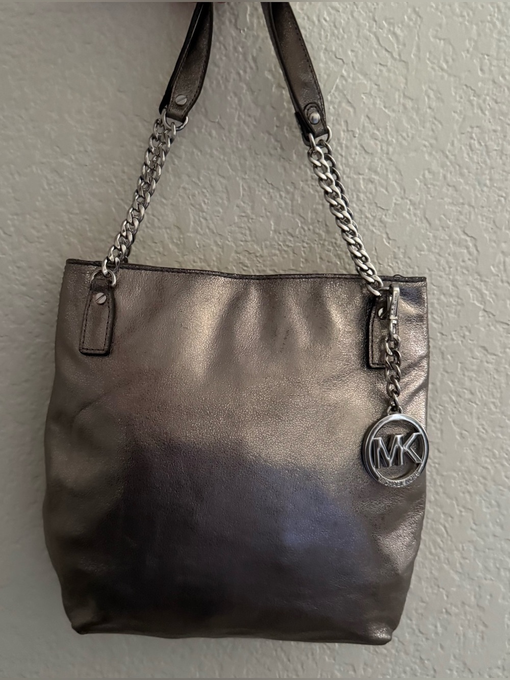 Michael Kors Handbag/Crossbody Bag~Silver